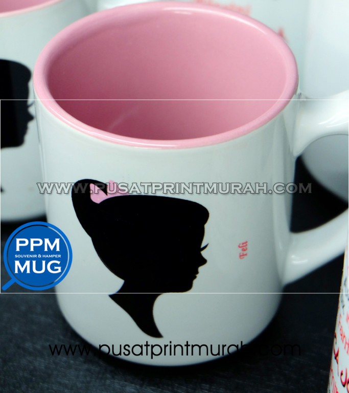 Cetak mug dalam warna (two tone) PQ