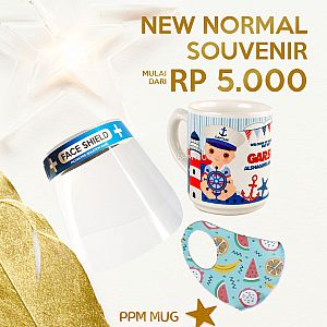 New Normal Souvenir (mug, masker, face shield)