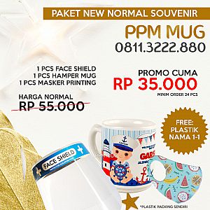 New Normal Souvenir (mug, masker, face shield)