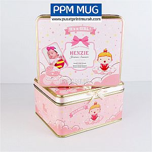 Kaleng Kotak Custom Label