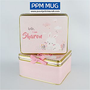 Kaleng Kotak Custom Label