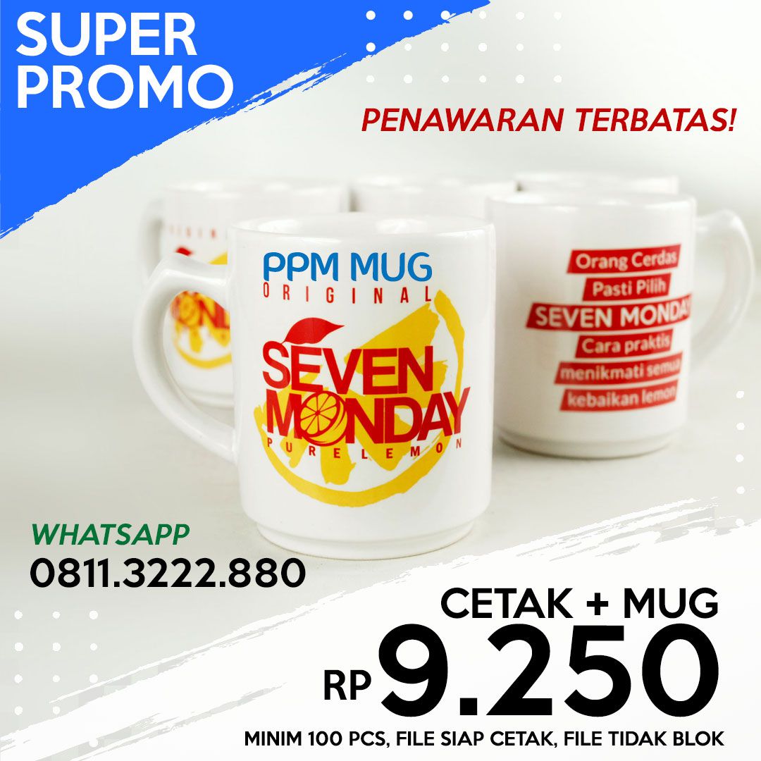 Promo cetak mug murah